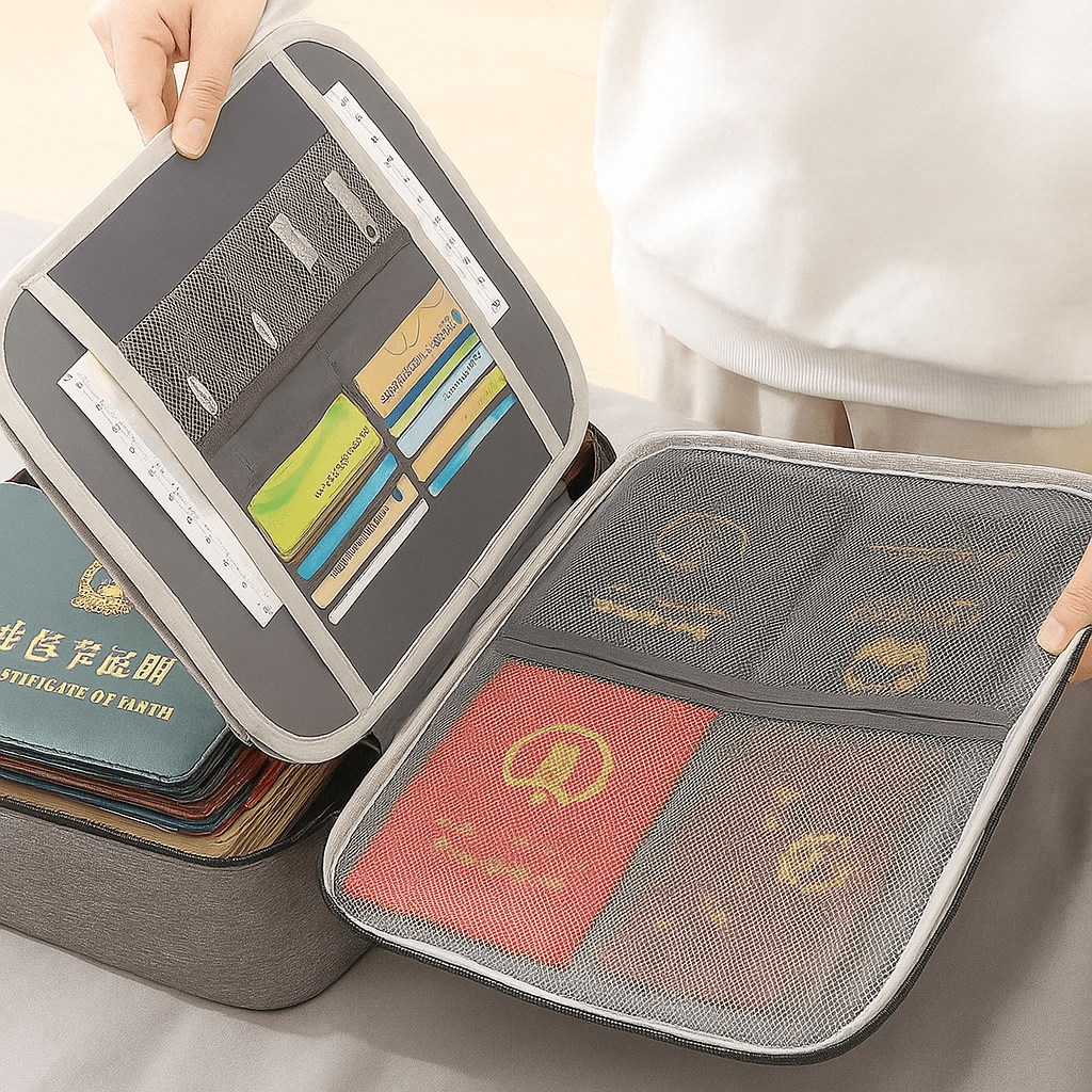 Document organizer bag with compartments - 50% off