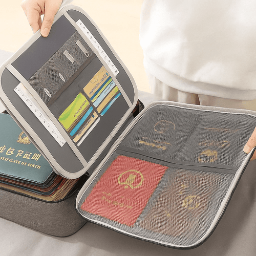 Document organizer bag with compartments - 50% off