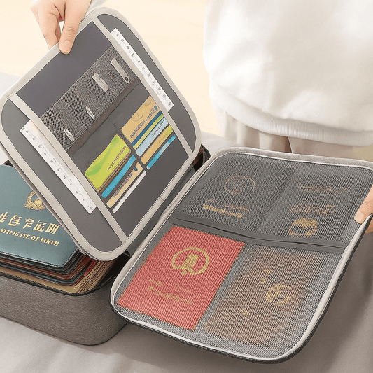 Document organizer bag with compartments - 50% off